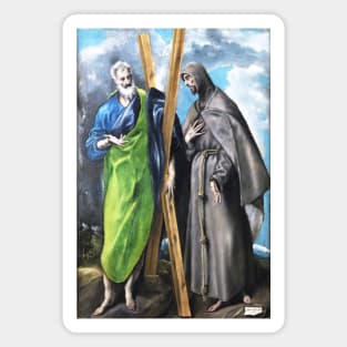 St. Andrew and St. Francis by El Greco Magnet